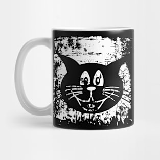 Happy Cat (Grunge) Mug